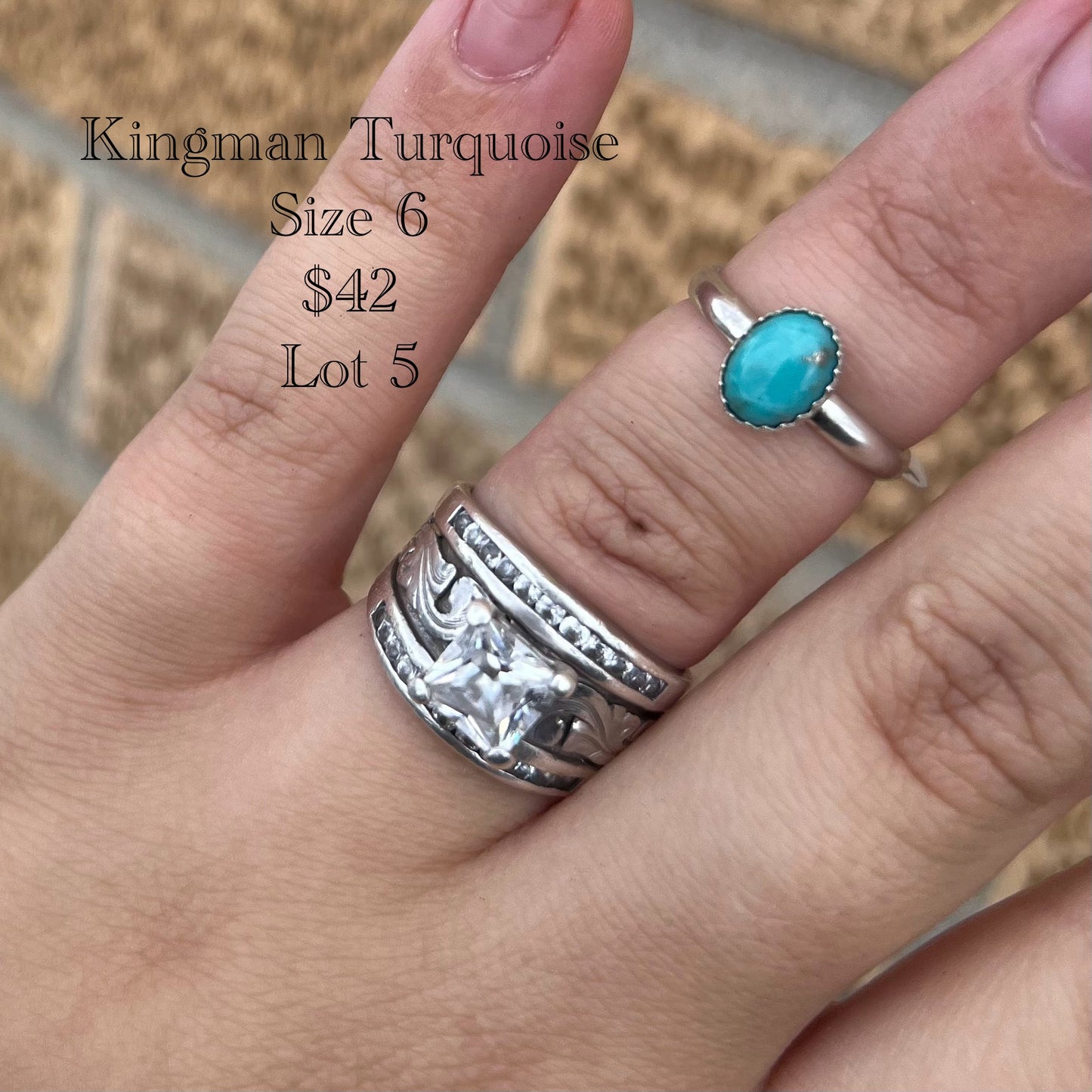 - Kingman Turquoise Stacker -