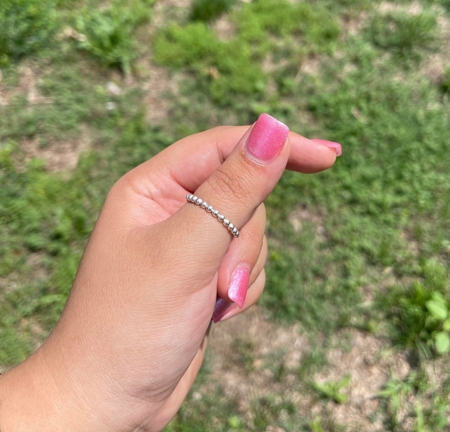 - Stand Alone Beaded Ring -