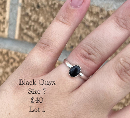 - Black Onyx Stacker -