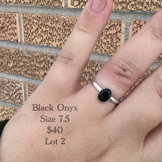 - Black Onyx Stacker -